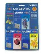 Brother LC37CL 3Pack Cyan,Yellow & Mag for Brother